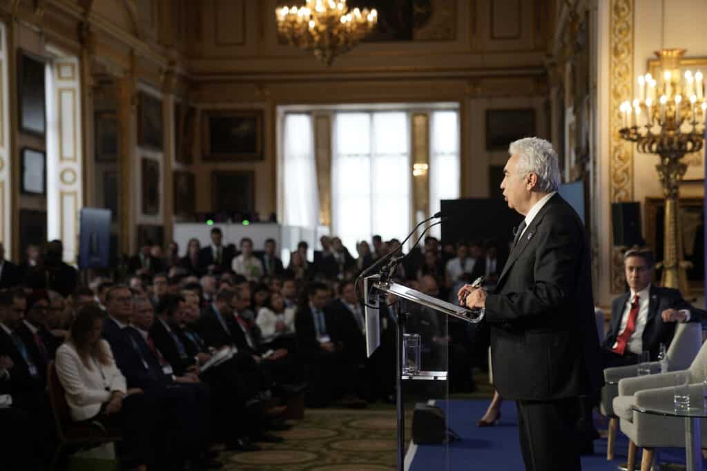 Fatih Birol, executive director of the IEA, at the Future of Energy Security Summit. Source: IEA