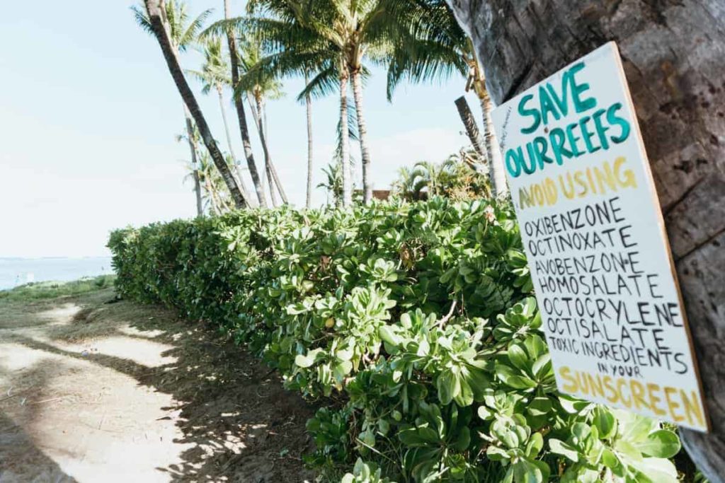 Banana Boat "reef safe" claims.